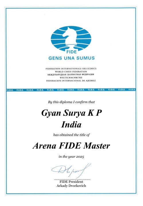 FIDE Certificate