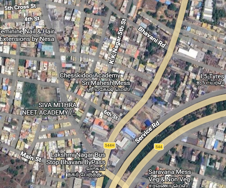 Laxmi Nagar Bhavani Map Location